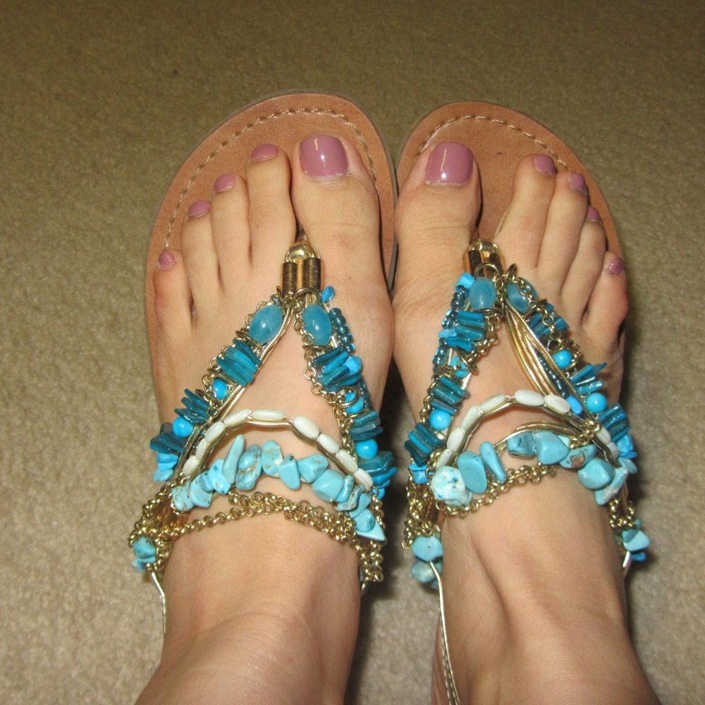 WORN ONCE! Steve Madden Sandals